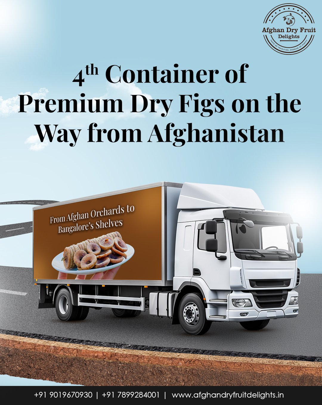 Afghan Dry Figs: A Journey of Quality – Our 4th Container from Afghanistan to Bangalore